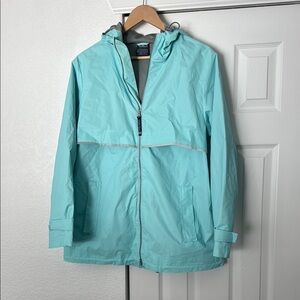 Rain Windbreaker Jacket - Aqua